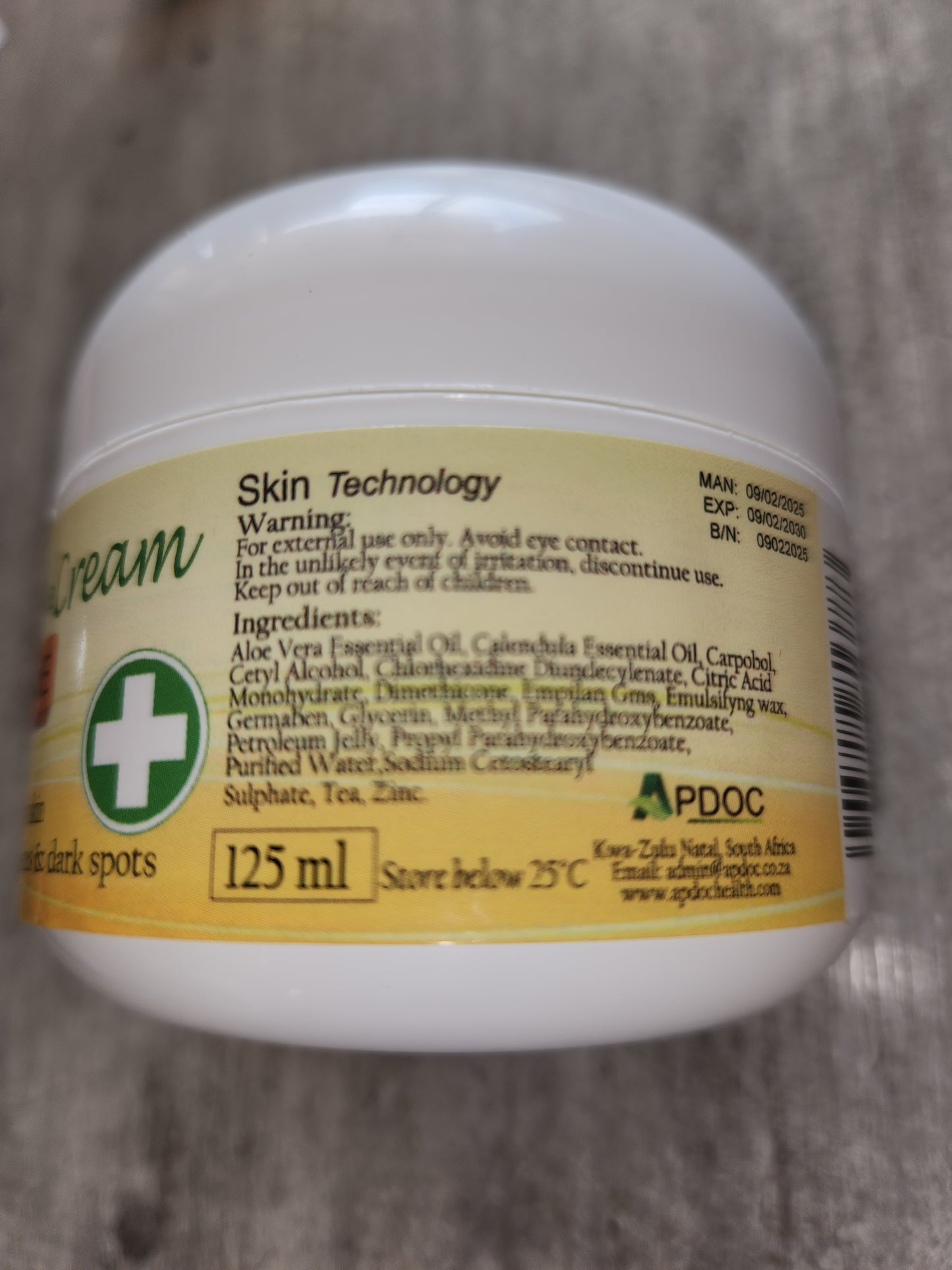 Anti Pimple & Acne Cream 125ml