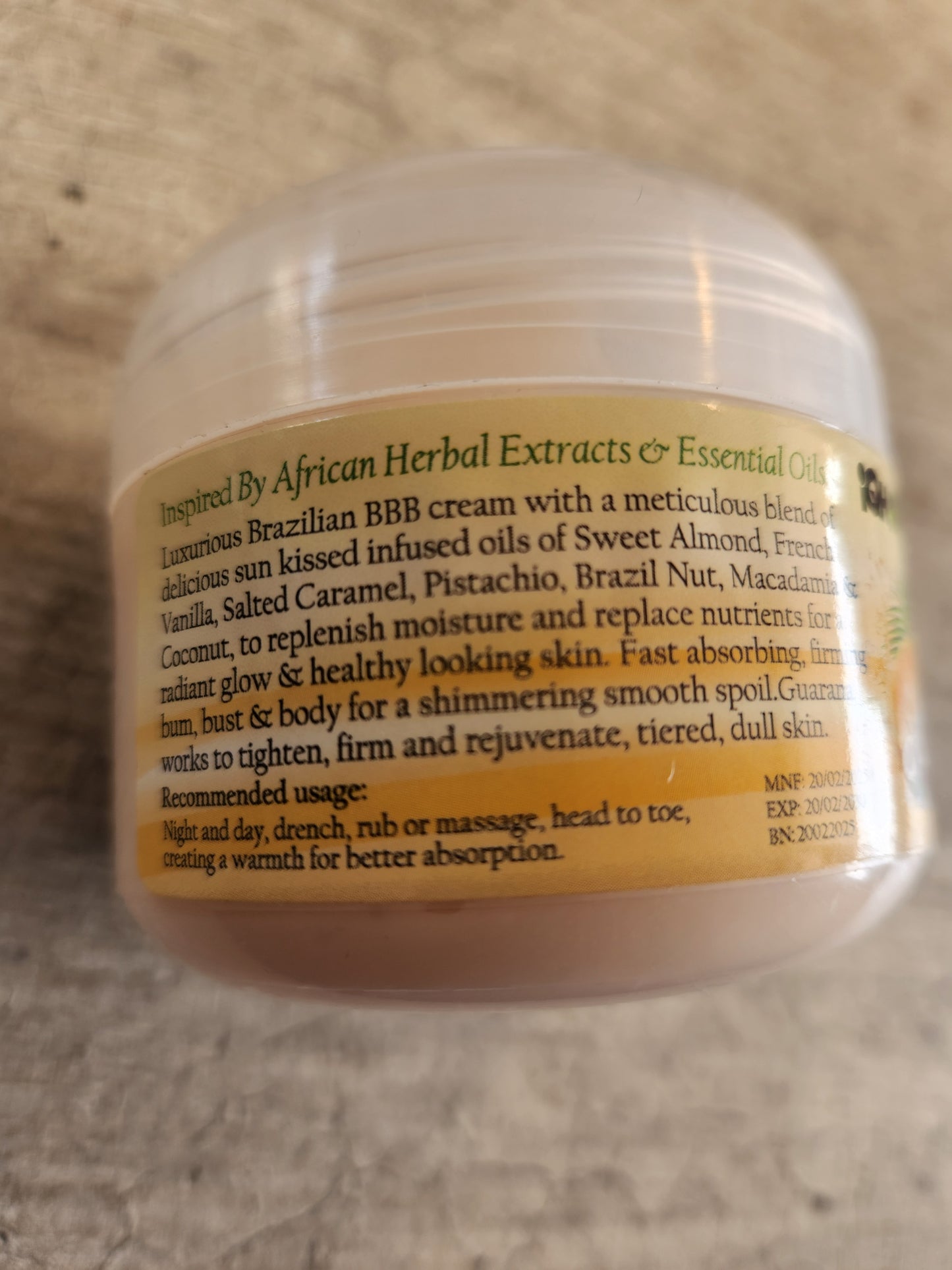 Bum Bust and Body Cream 125ml