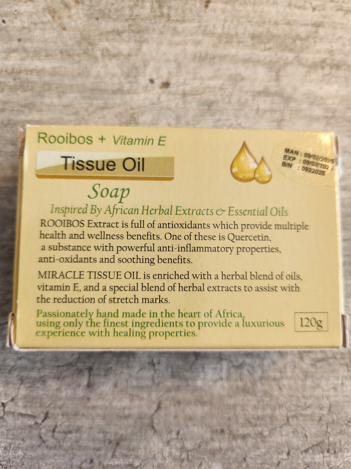 Soap Tissue Oil 120g