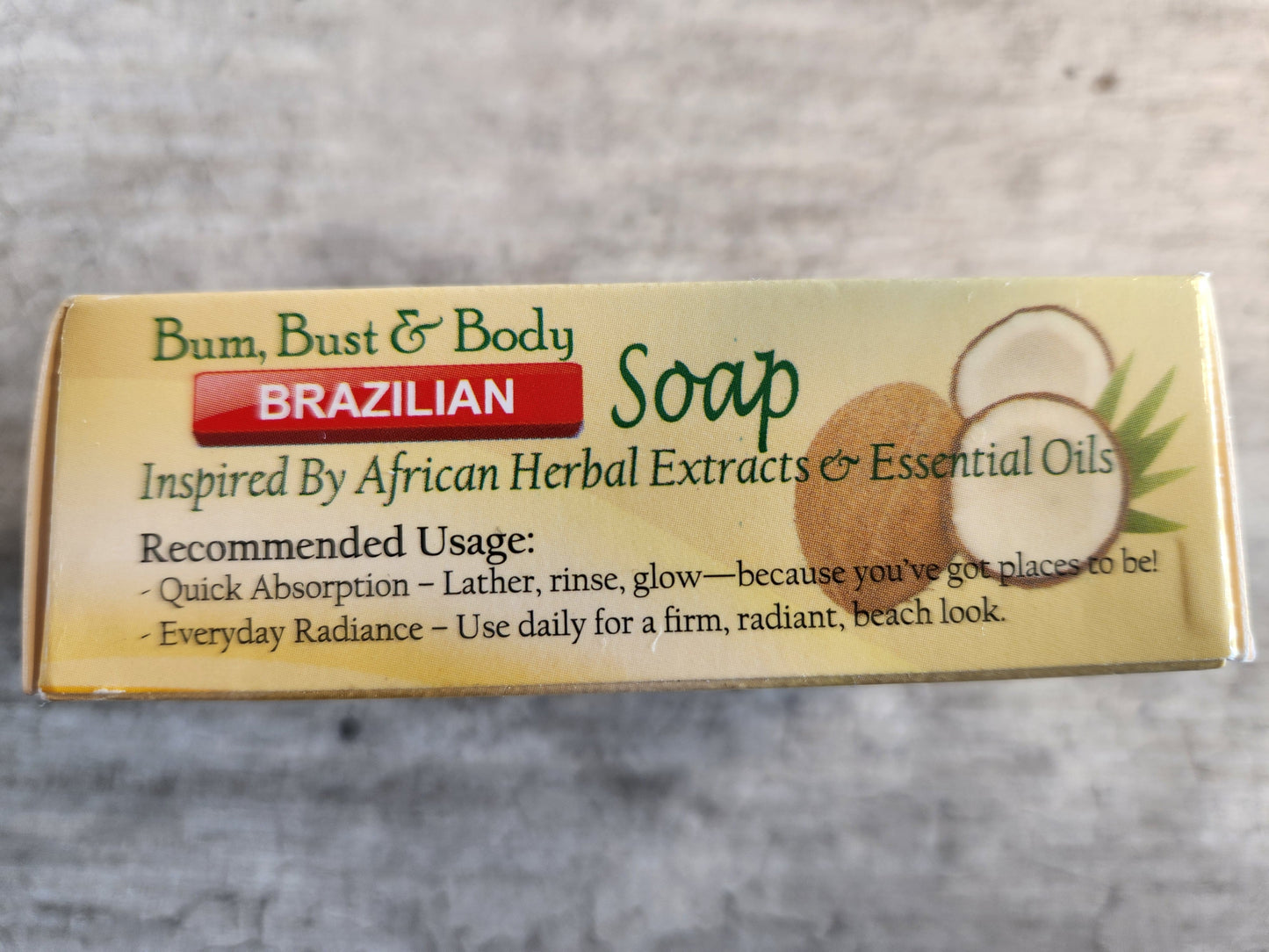Brazilian Bum,Bust & Body Soap