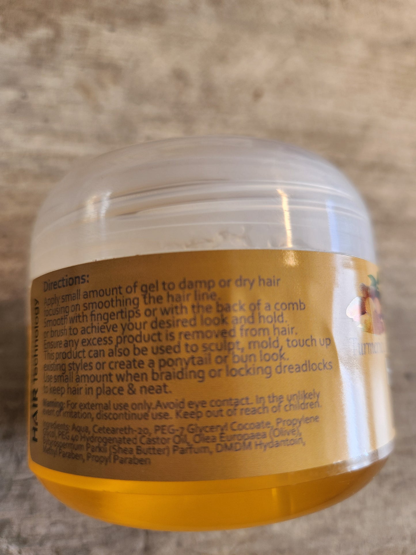 Hairline and Edge Holding Gel with Turmeric Oil 125ml