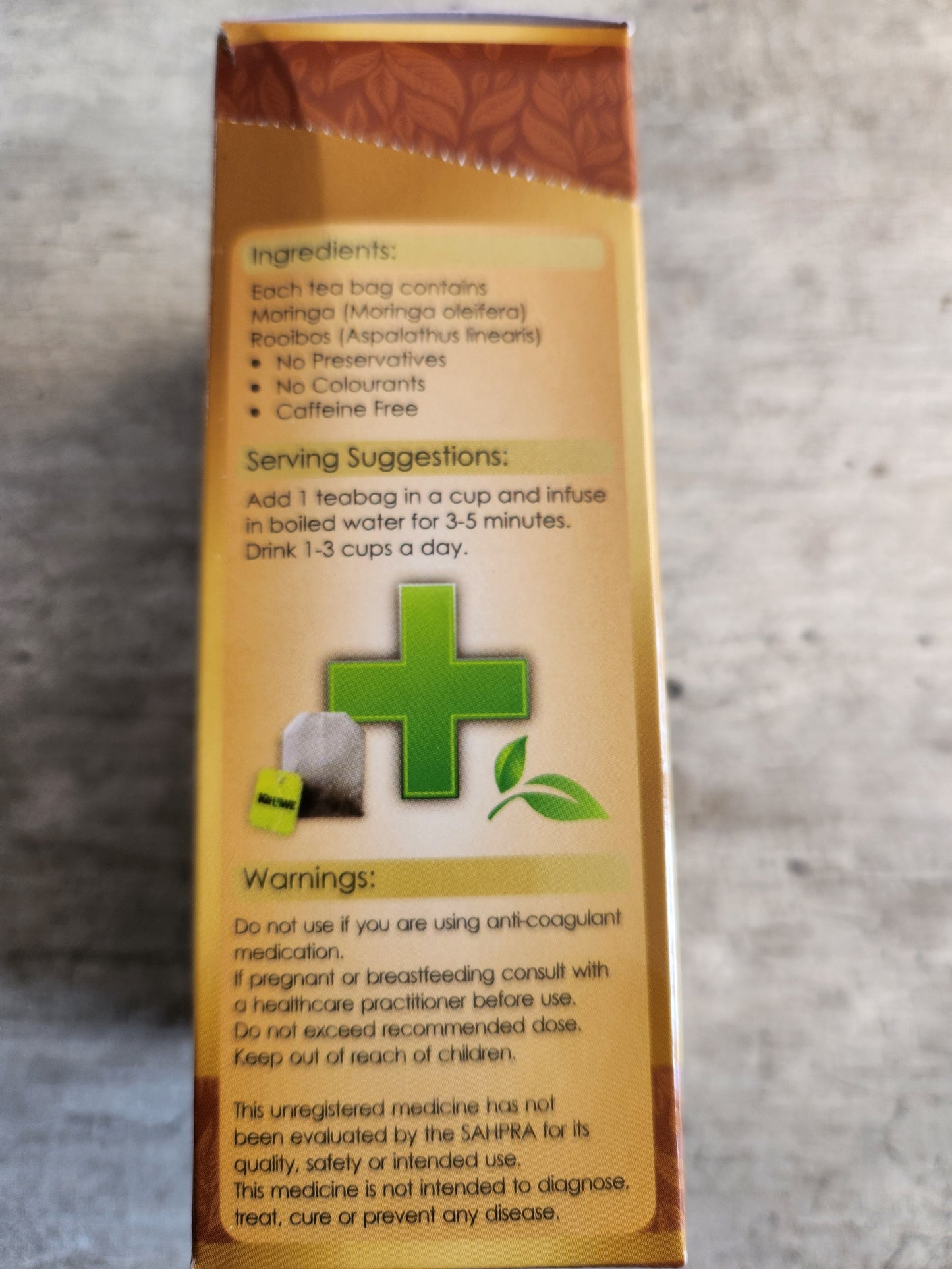 Moringa Miracle Herbal Tea 20 Tea Bags