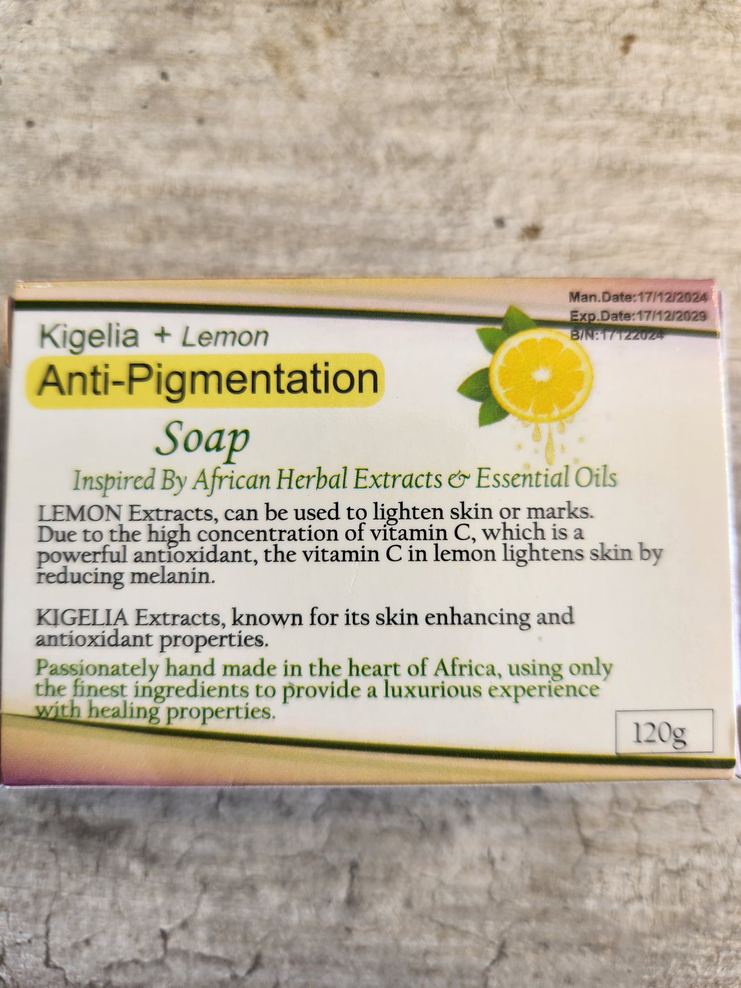Soap Anti Pigmentation 120g