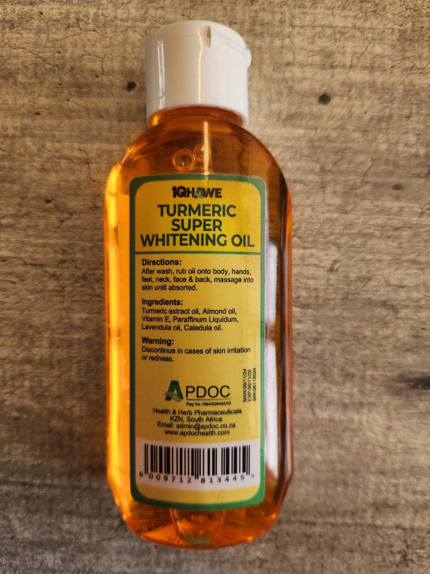 Turmeric Super Whitening Oil 100ml