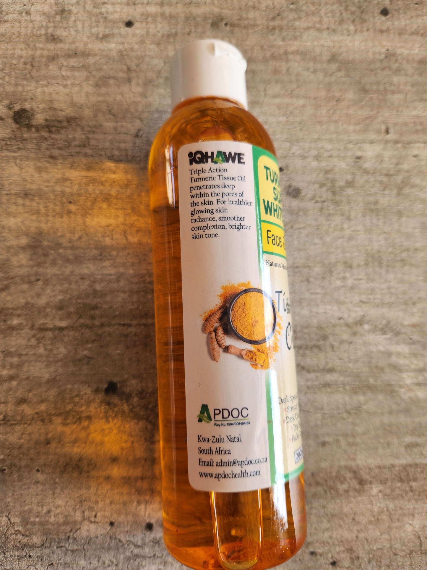 Turmeric Super Whitening Tissue Oil 200ml