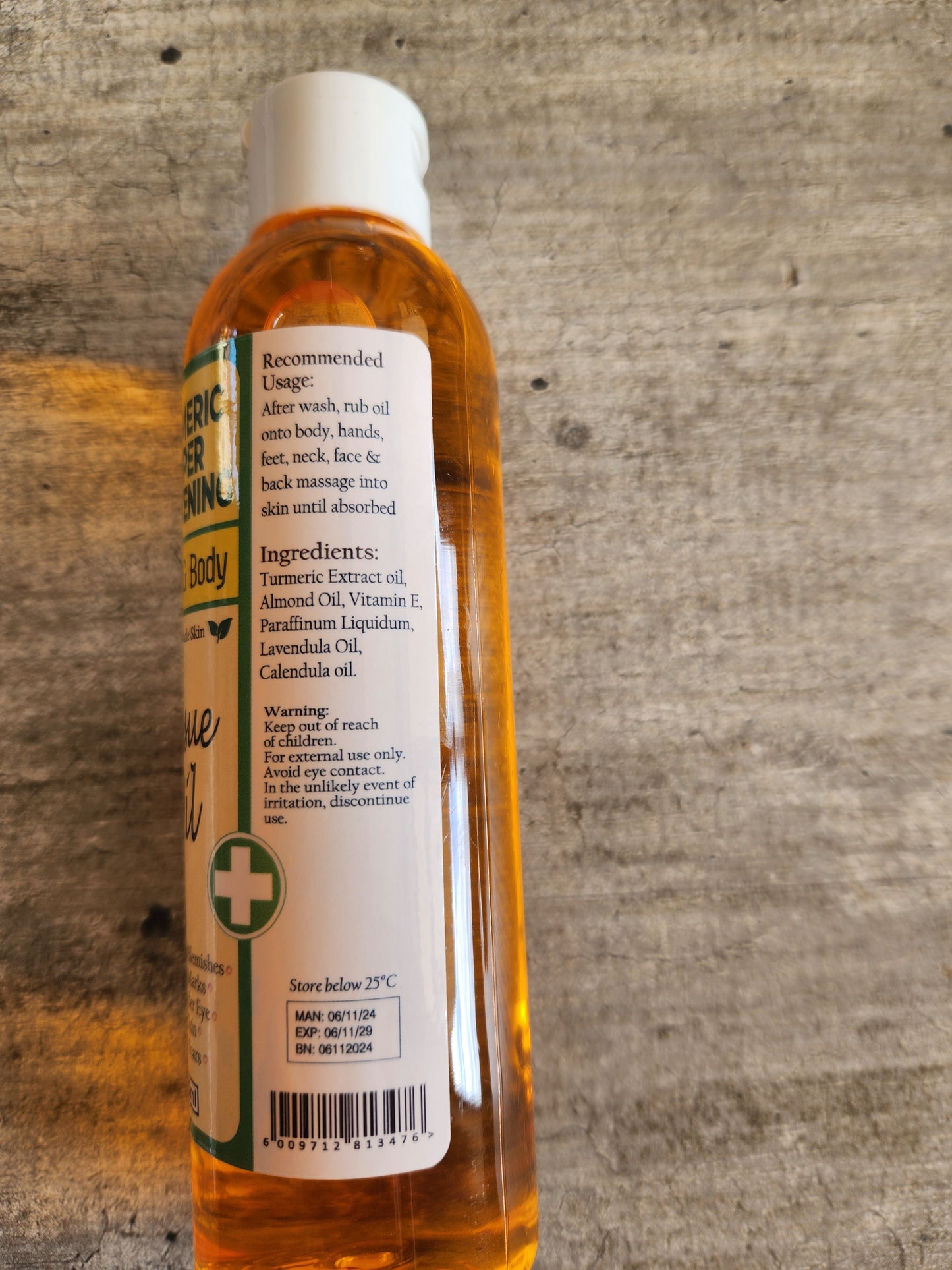 Turmeric Super Whitening Tissue Oil 200ml